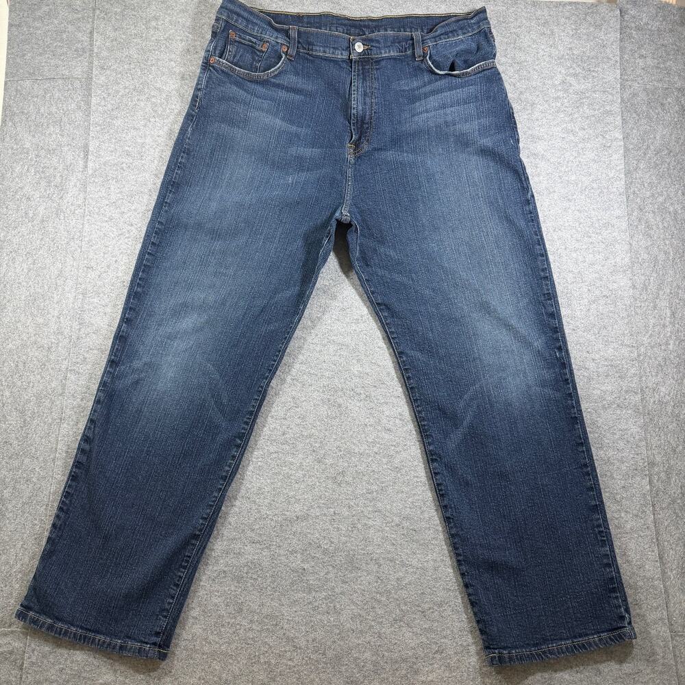 Vintage Y2K Lucky Brand Jeans Mens 38 Short Dark Wash Loose Fit Stretch Denim
